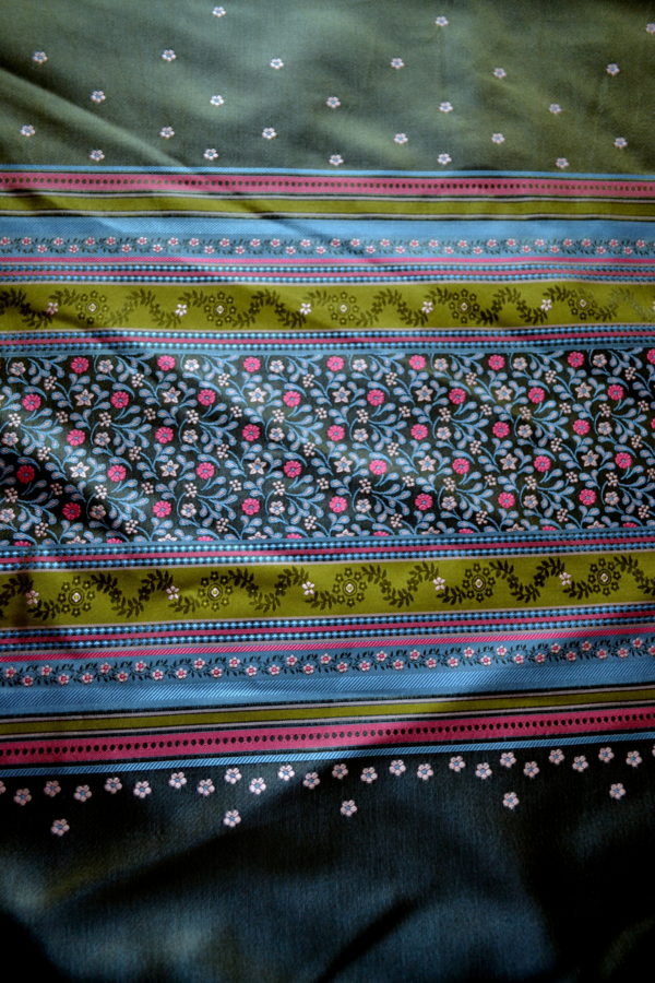 Fabric Panel for Border Print Dirndl Apron