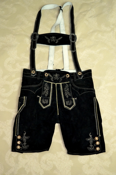 Men's Lederhosen Volker Black