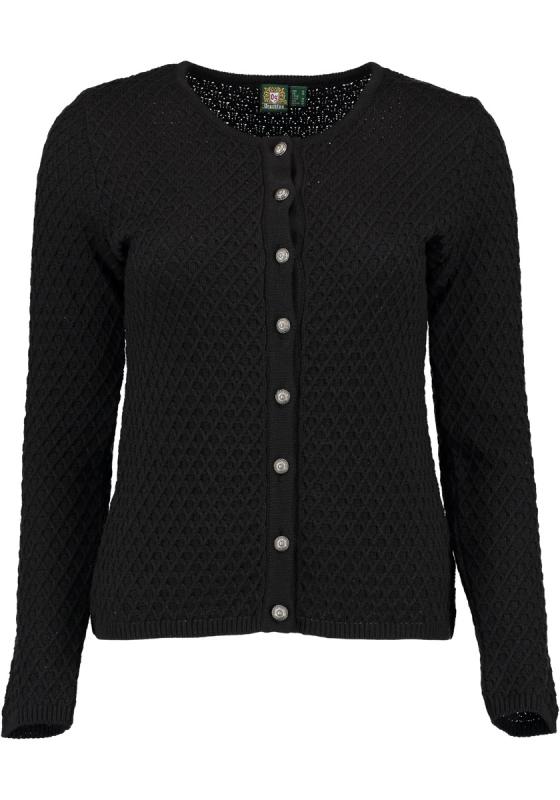 Women's Textured Cardigan Longer Length Black or Cream