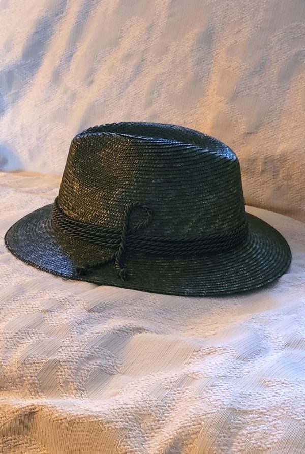 Men's Straw Hat Green Italian-Made