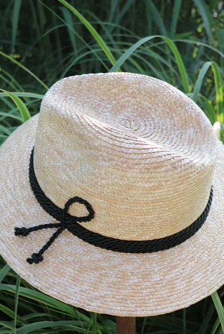 Men's Straw Fedora Made in Italy