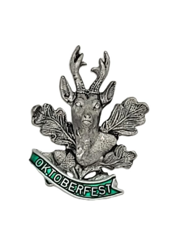 Oktoberfest Pin Dimensional Stag Head