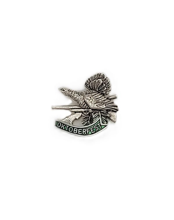 Oktoberfest Pin Grouse Hunting Motif