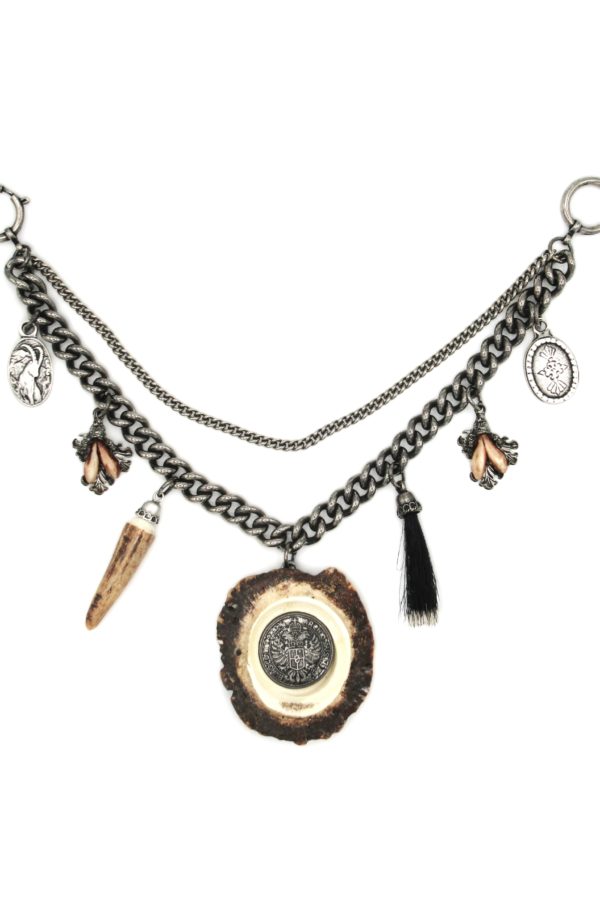 Charivari Johnny with Large Antler Rosette