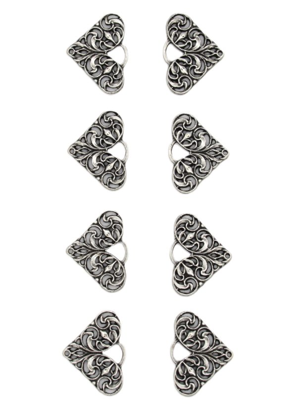 Dirndl Bodice Hooks Openwork Heart