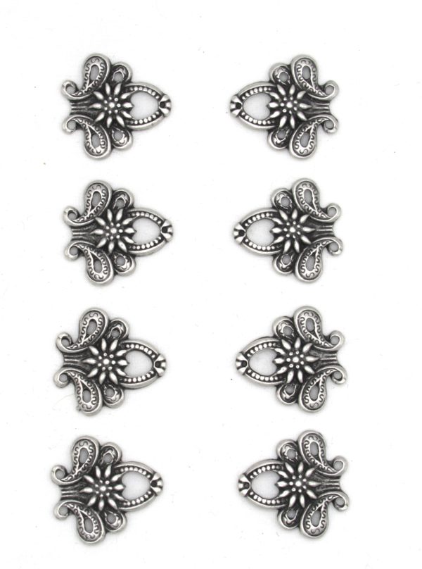 Dirndl Bodice Hooks Loops with Edelweiss