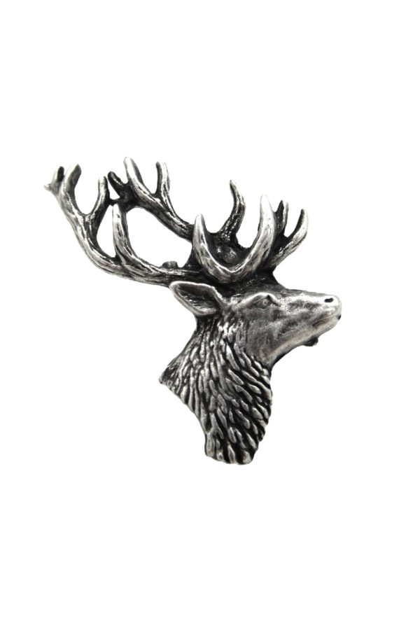 Pin Elk Stag Head Small