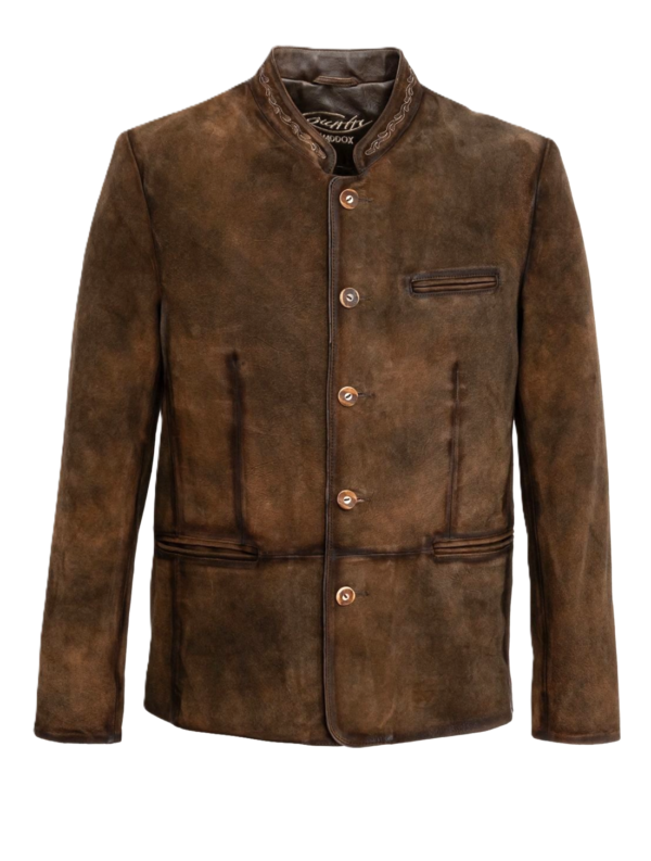 Men's Suede Jacket Kirnburg Antique Brown
