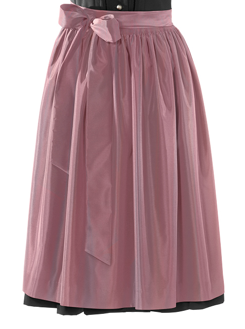 Dirndl Apron Taffeta Assorted Colours for Ankle-length Dress