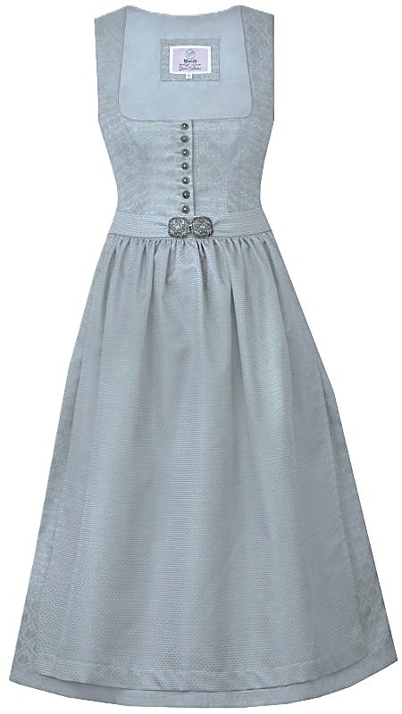 Dirndl Medlingen Glacier Grey Mid-Calf Length by Marjo