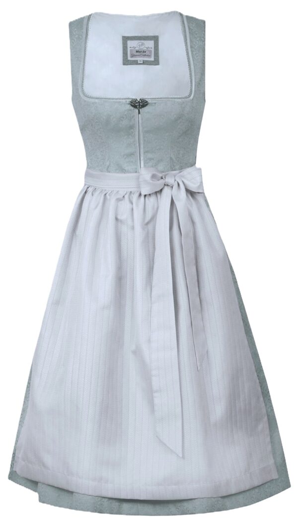 Dirndl Schollbrunn Soft Glacier Grey/Green by Marjo