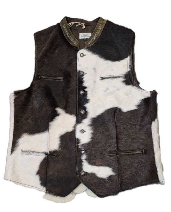 Men's Vest Natural Cow Hide Size 60/ Fits 48-inch Chest