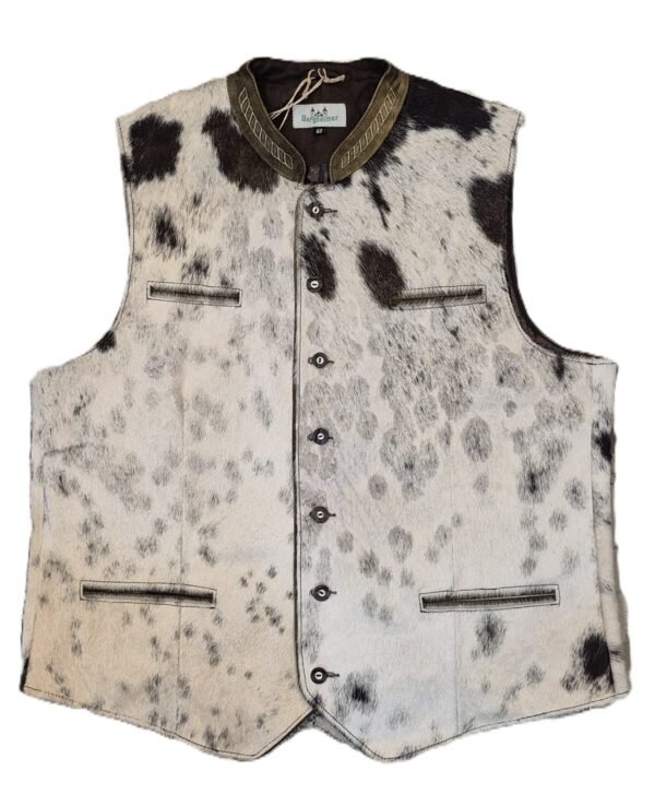 Men's Vest Natural Cow Hide Size 62 Fits 50" chest
