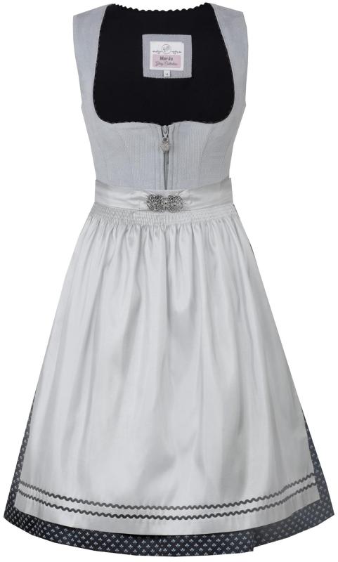 Dirndl Gauting Silver/Black by Marjo