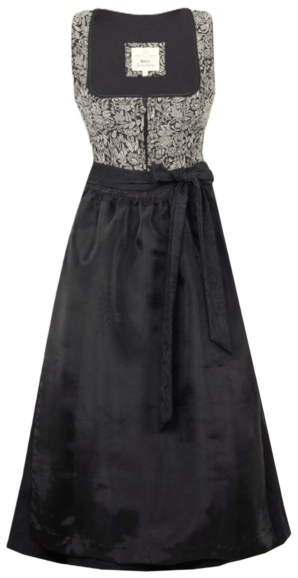 Dirndl Hohenlinden Black & Ivory by Marjo 65 cm