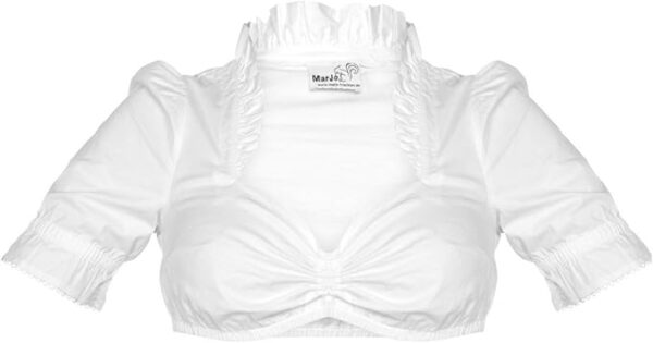 Dirndl Blouse Nicole White by Marjo Budget-Friendly