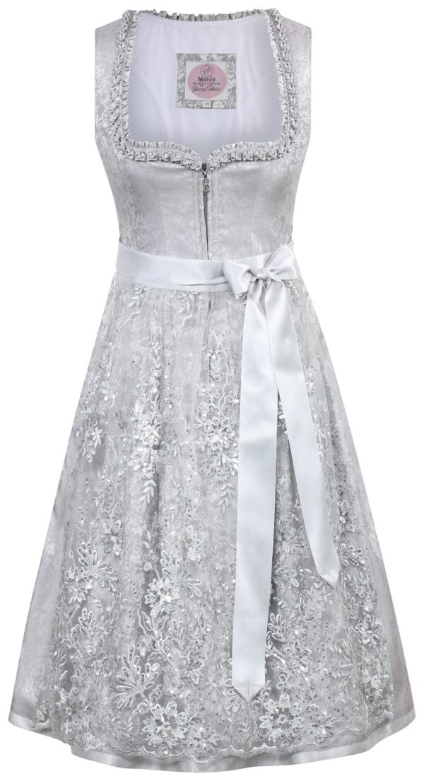Dirndl Antdorf Silver Grey by Marjo