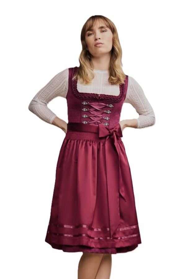Dirndl Thialda Wine Red by Kruger