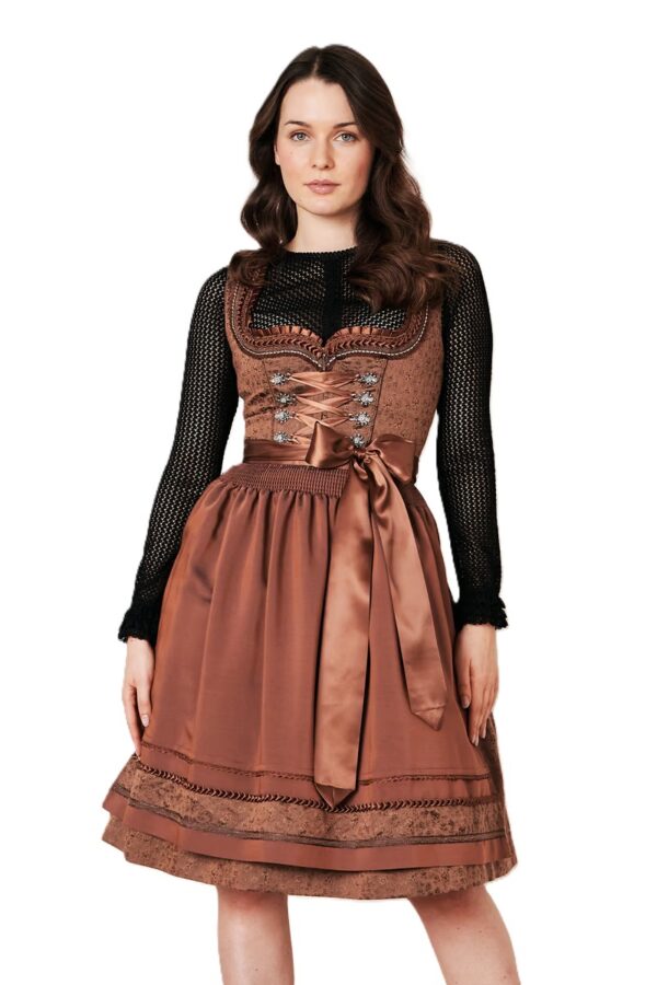 Dirndl Clio Copper Brown by Kruger