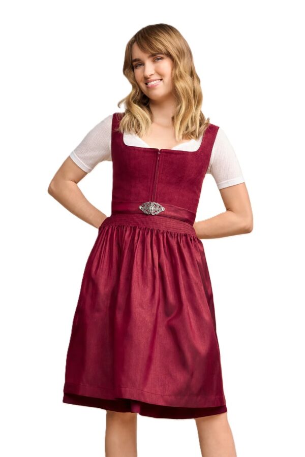 Dirndl Evi Burgundy Red by Kruger Size 16 only