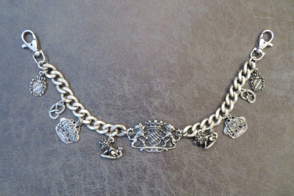 Traditional Charivari Chain with Bavarian theme