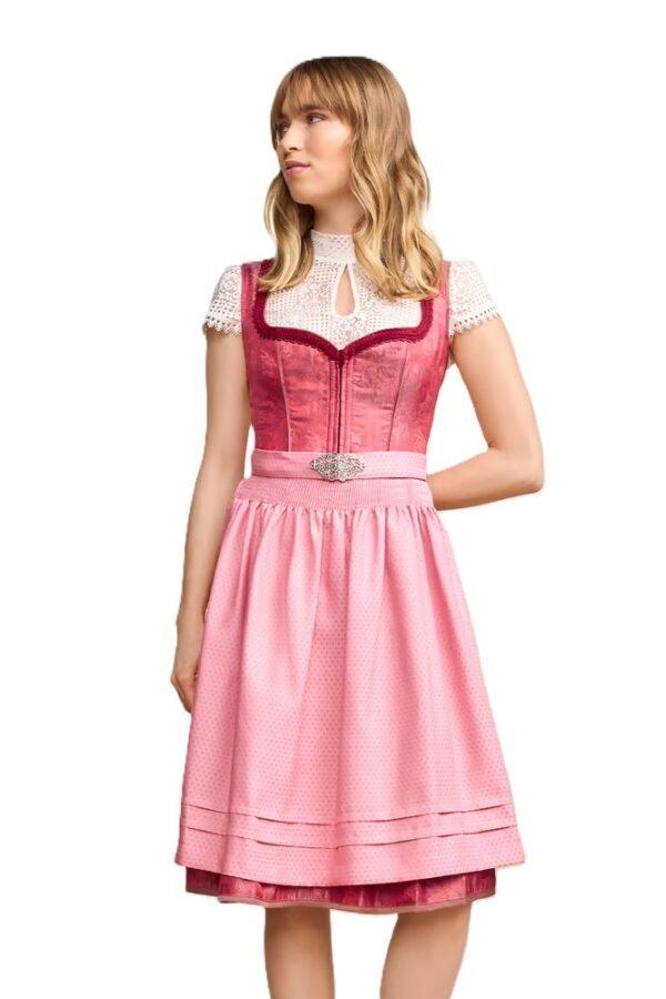 Dirndl Fynia Coral Pink by Kruger