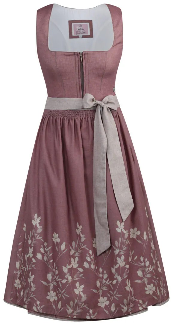 Dirndl Strasskirchen Rose Mauve by Marjo Size 48/18