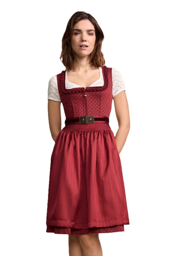 Dirndl Brigitta Wine Red by Kruger