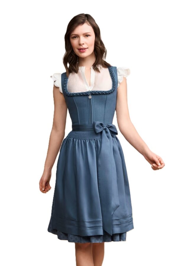 Dirndl Jocelyn Slate Blue by Kruger